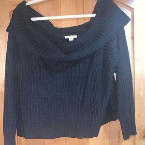 Off the shoulder sweater